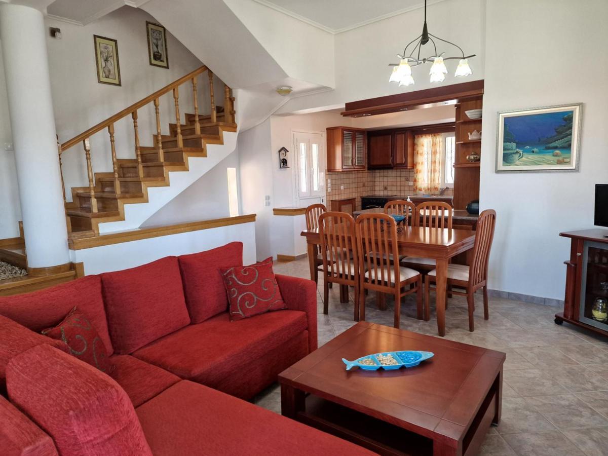 Villa Liana : Luxury Villa With Fantastic Sea View, Near Airport Pórto Ráfti エクステリア 写真