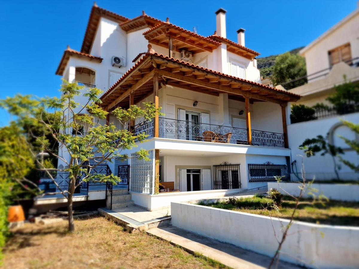 Villa Liana : Luxury Villa With Fantastic Sea View, Near Airport Pórto Ráfti エクステリア 写真