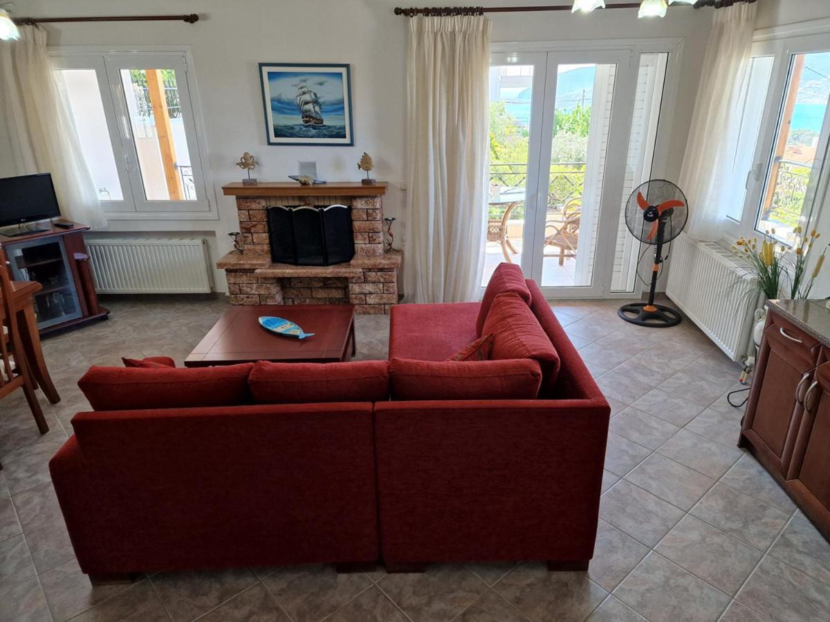 Villa Liana : Luxury Villa With Fantastic Sea View, Near Airport Pórto Ráfti エクステリア 写真