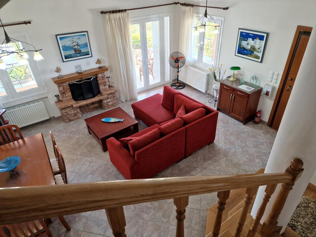 Villa Liana : Luxury Villa With Fantastic Sea View, Near Airport Pórto Ráfti エクステリア 写真