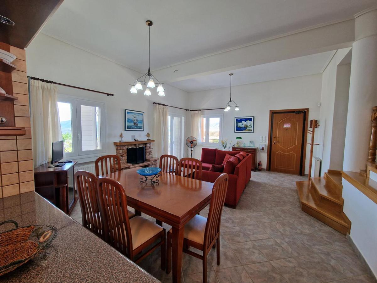 Villa Liana : Luxury Villa With Fantastic Sea View, Near Airport Pórto Ráfti エクステリア 写真
