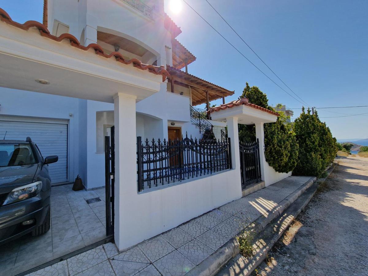 Villa Liana : Luxury Villa With Fantastic Sea View, Near Airport Pórto Ráfti エクステリア 写真