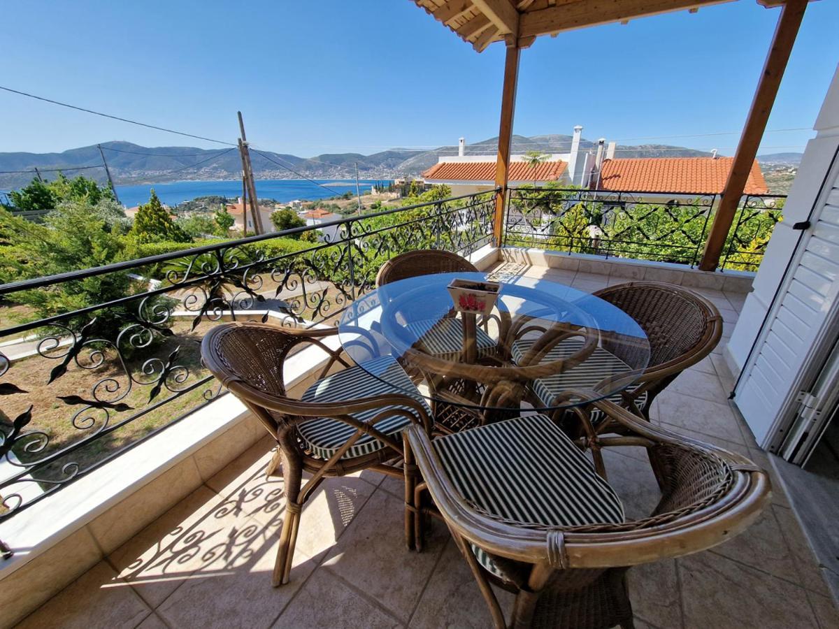 Villa Liana : Luxury Villa With Fantastic Sea View, Near Airport Pórto Ráfti エクステリア 写真