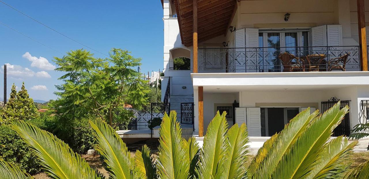 Villa Liana : Luxury Villa With Fantastic Sea View, Near Airport Pórto Ráfti エクステリア 写真