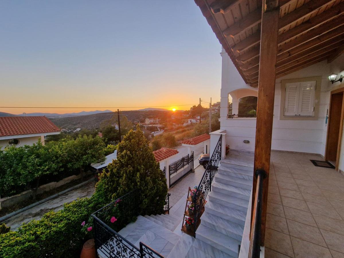 Villa Liana : Luxury Villa With Fantastic Sea View, Near Airport Pórto Ráfti エクステリア 写真