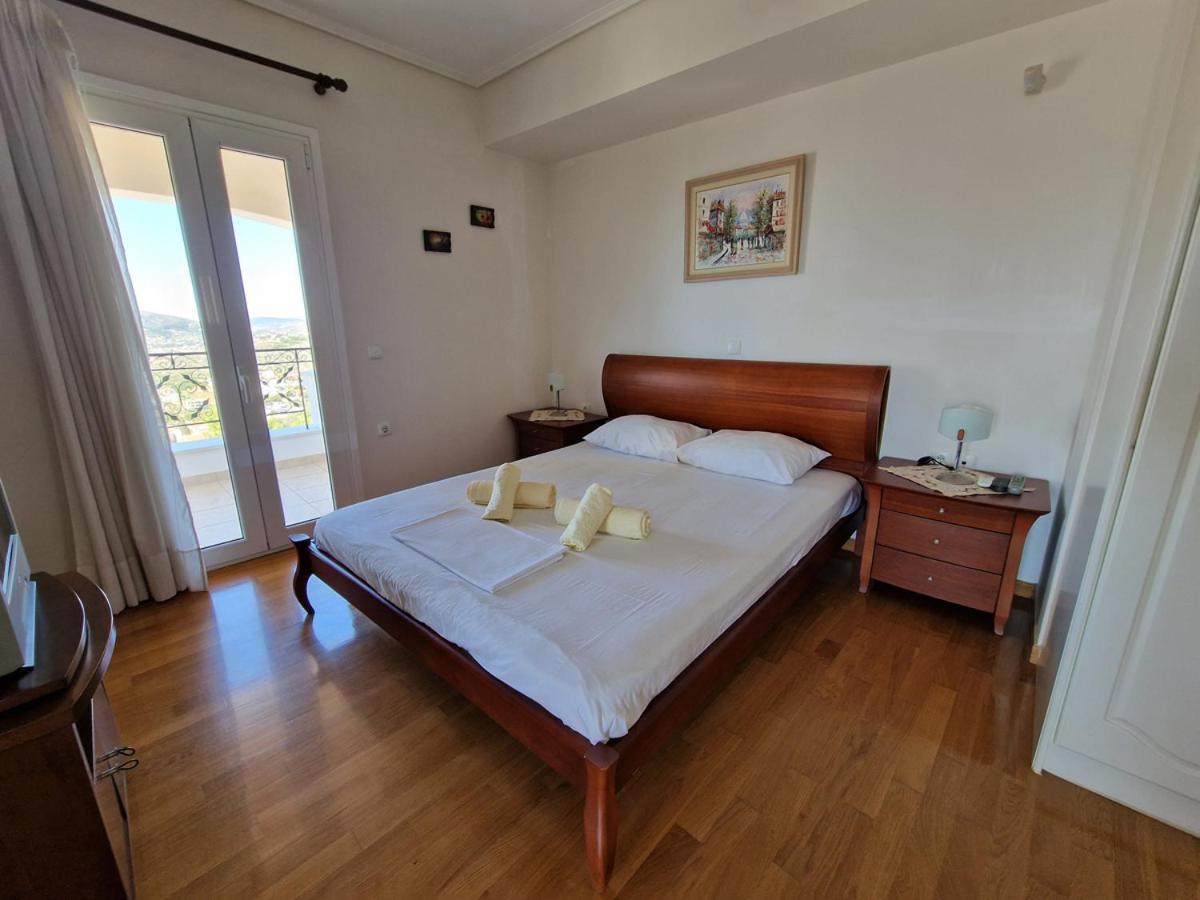 Villa Liana : Luxury Villa With Fantastic Sea View, Near Airport Pórto Ráfti エクステリア 写真